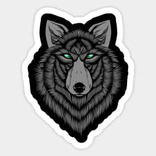 Vlone Wolf Sticker